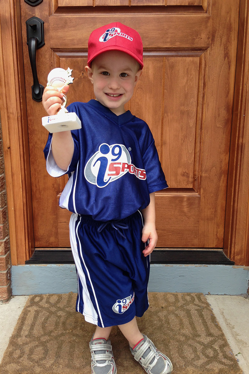 Yes, that's a participation trophy. He earned it. So says Coach Ron.
